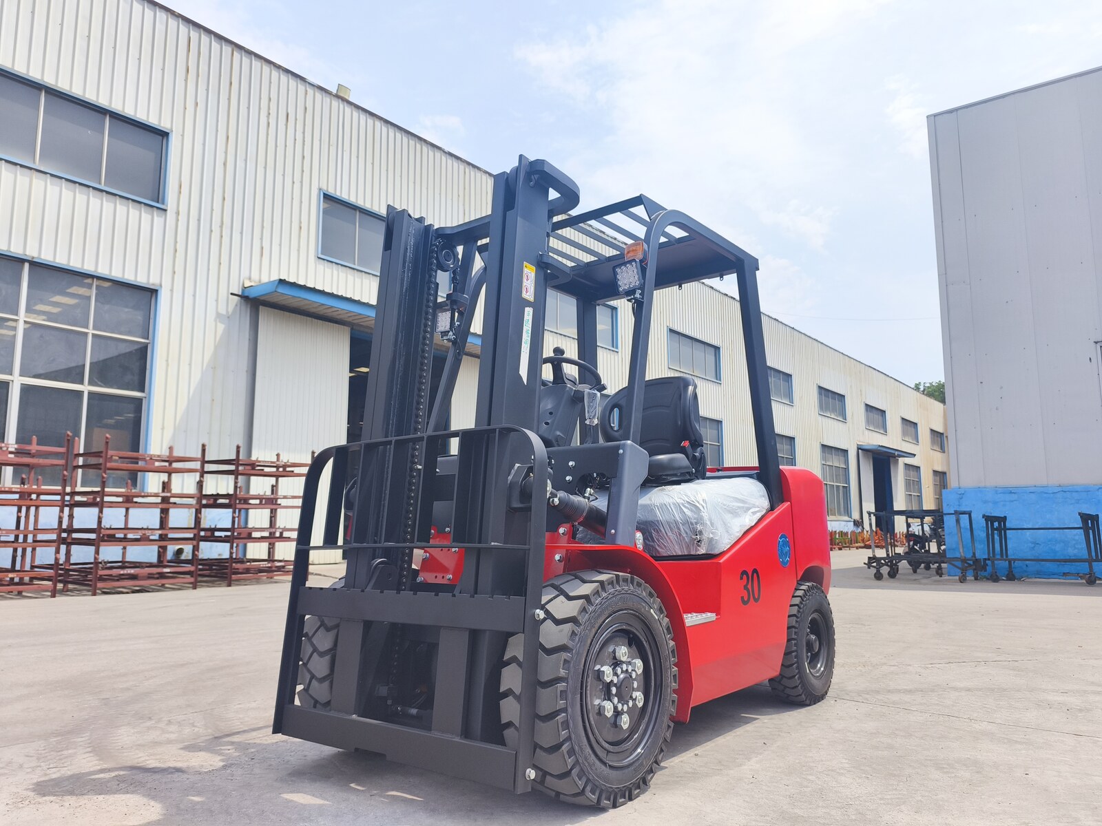 Korvex CPC30 forklift at yard